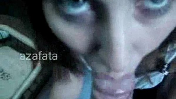 Tight brunette receives a facial 