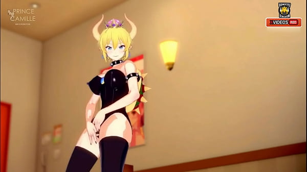 Play MP4 - Princess Bowsette fuck her self and got orgasm with squirt