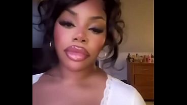Nonton Busty Black Girl With Massive Natural Tits In Sexy White Lace Top thumbnail