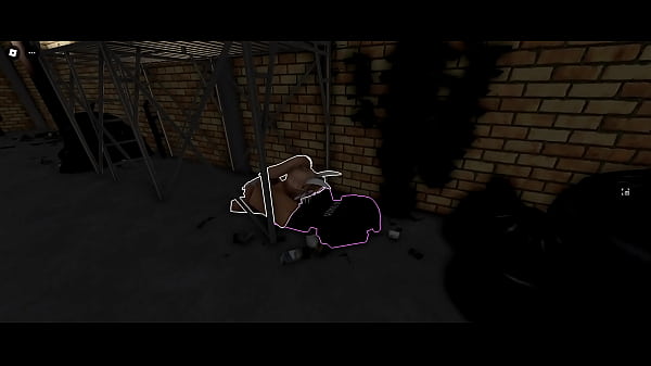 Blonde roblox bitch gets humped and used