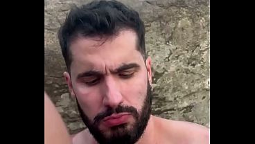 BROTHERAGEM NA PRAIA DE NUDISMO 