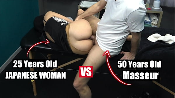 She Lays On The Massage Table In Dress & Stockings It Ends In Sex! thumbnail