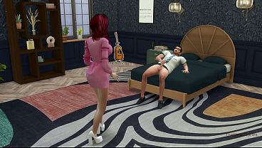 Stepdad tests if his stepson's girlfriend is good in bed 