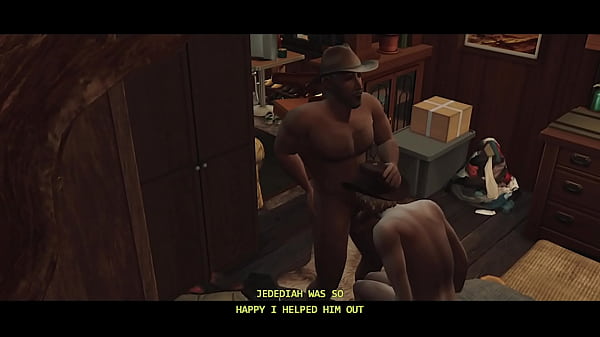 SIMS 4 - Young Cowboy Gets Fucked_by Sheriff