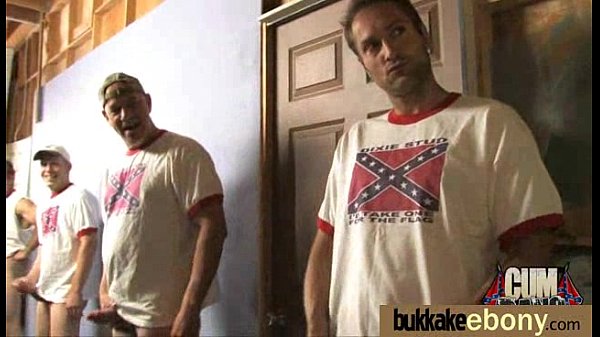 Ebonyin a huge bukkake 22