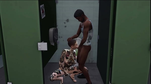 Shaved emo sucking black cock 