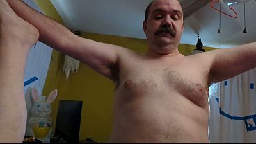 &quot_Wobble&quot_ - Sexy bear Rusty Piper'_s big fat booty excites handsome moustache man Don K Dick'_s girthy cock so he pushes it into the butt and fucks until the cum shoots out jizzily fr