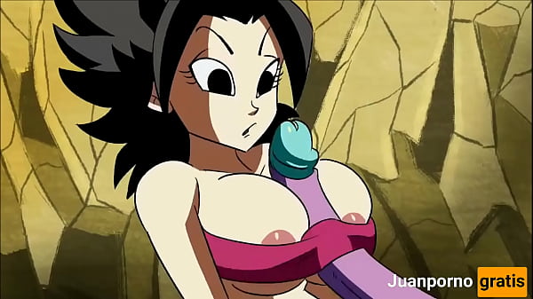 Play MP4 - They play with Caulifla's tits Dragon Ball Super