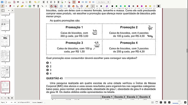 Resolvendo a prova do encceja 