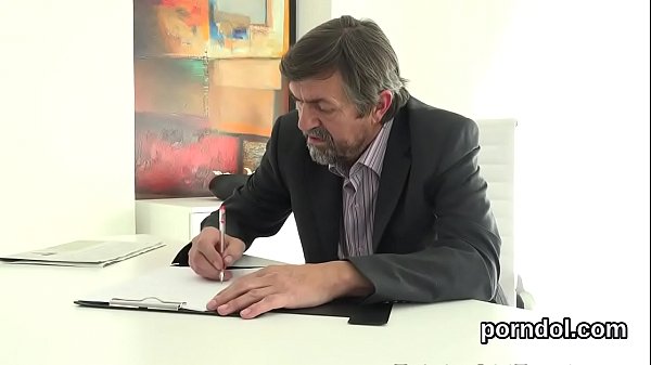 Lovable girl was teased and drilled by_older