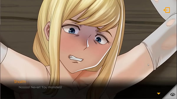 Play MP4 - Hentai game Escape dungeon&period;The goblin king caught a bitch and gives her a pussy massage&period;