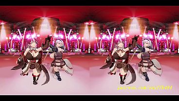VR180 mmd NoeMari Dance 3d hololive Hentai