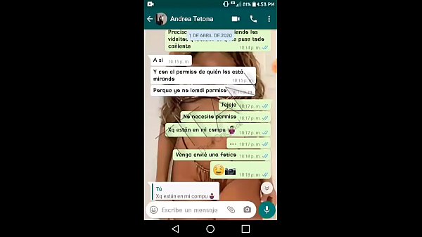 Play MP4 - Andrea is a friend from work&comma; we talk on WhatsApp and I make her so horny&comma; she tells me that she wants to see my cock &period;&period;&period; she makes me a video call and she comes in minutes&excl;