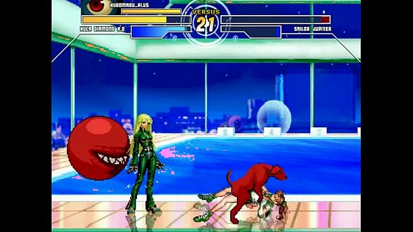 Kula Diamond Kuromaru_vs Sailor Jupiter