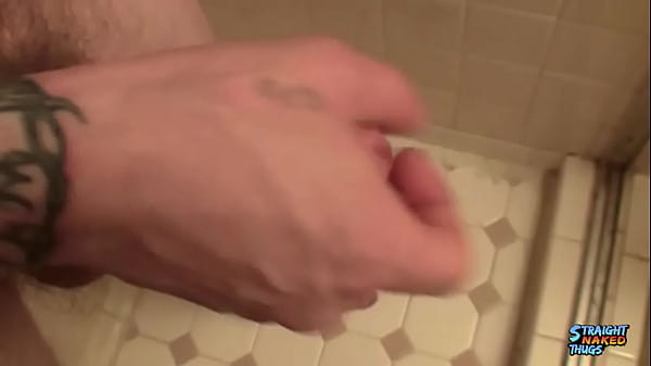 Tatted Dude Plays His Cock In The Shower thumbnail