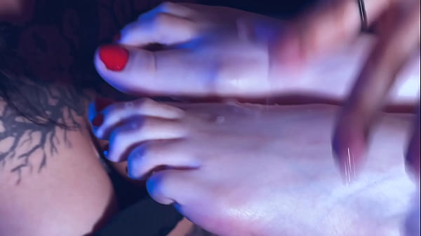 Playful rotten venus tickles perfect feet of bound bia 