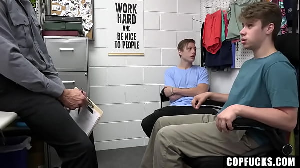 Young Thieves Getting Banged By Gay Officer - Marco Napoli 