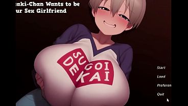 Nonton Massive Tits Bratty Uzaki Chan Wants To Be Your Sex Girlfriend Hentai Game thumbnail