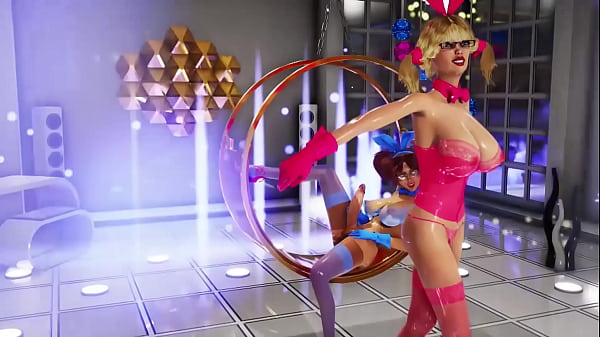 Hot Girl Dance In Front Of Horny & Foretasting Futa Masturbating Huge Dick Futanari Bunnies Riot 