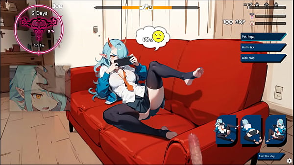 Onimusume yankee hentai game ep 1 creampie my demon girl roomate 