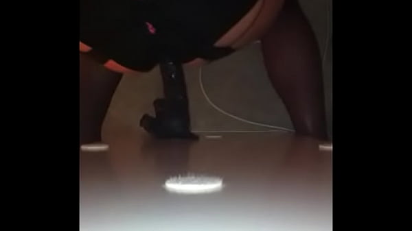 Sissy cunt Jessbell enjoys a black beauty 