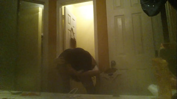 Sissy in maid uniform taking a pleasure break