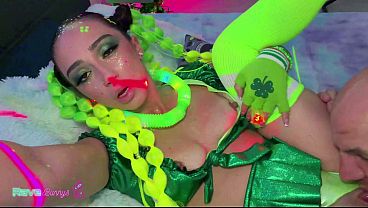 Petite Latina Lily Jordan Turns A Party Into Total Bedroom Mayhem! 