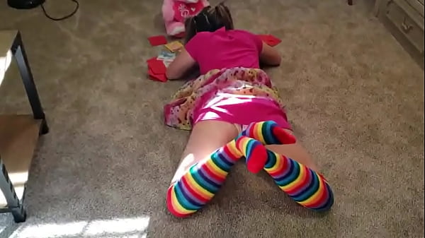 Stepsister Caught Playing In Her Room Gets Teased By Her Older Stepbrother thumbnail