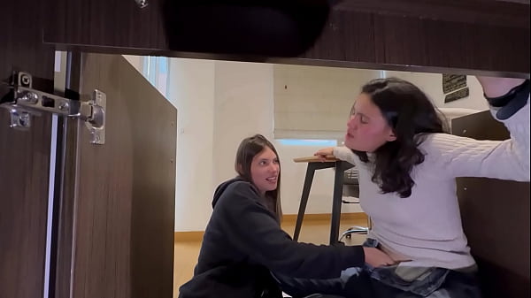 I didn't realize my maid was so hot she bent down to clean the study