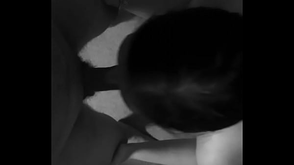 Wife on knees giving blowjob