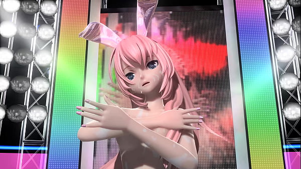 Megurine Luka Voc_loid in_Love Project diva Nude Mod Full_Nude Bunny costume