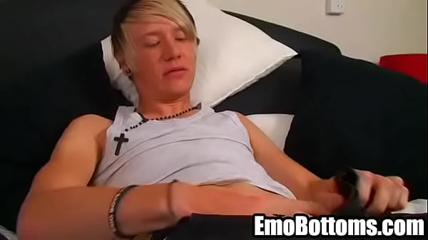 Emo Twink Phoenix Strips And Tugs On His Cock thumbnail