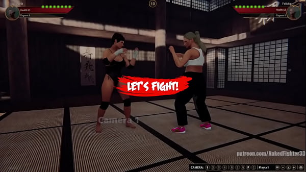 Furia VS Felicity_Naked Fighter 3D
