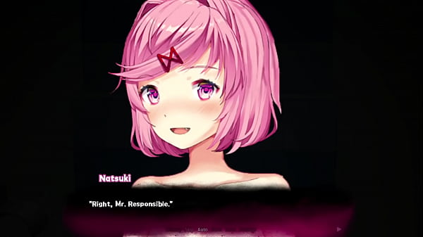 DDLC Triple Trouble Natsuki in therestroom