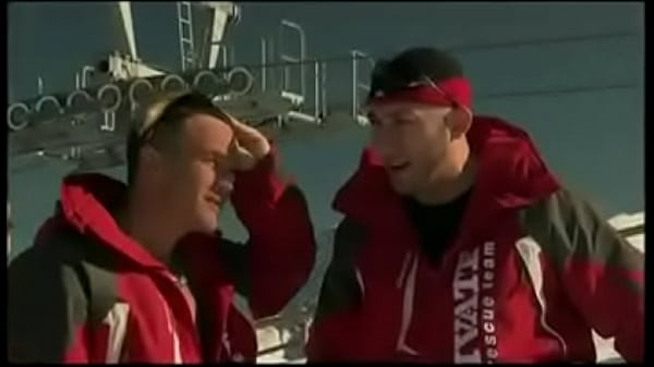 Roxy has two skiers work their way inside her at the same time 