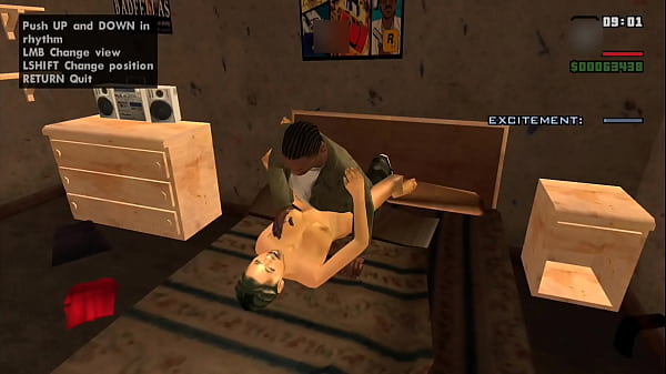 Gta san andreas hot coffee mod cj saves denise and they go out on a date ending with some hot sex 