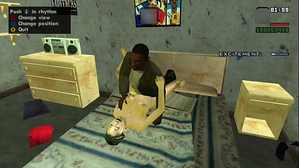 Gta san andreas hot coffee mod cj saves denise and they go out on a date ending with some hot sex 