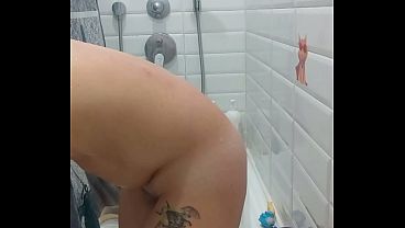 Shaving Hairy Pussy, Hairy Asshole And Legs thumbnail