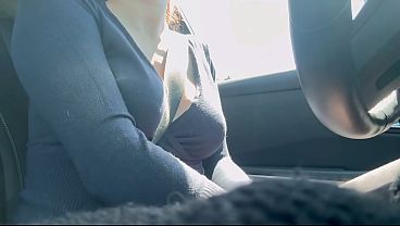 European Stepmom Artemisia Love Hot Solo Car Ride Big Horny Boobs thumbnail