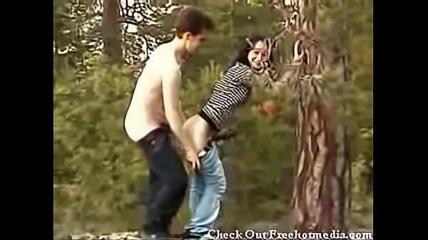 Outdoor sex video couple fucking 