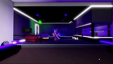 Girl Cums While Being Watched By Everyone Under Sexy Purple Lights In Brookhaven thumbnail