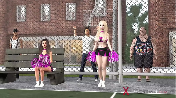 Play MP4 - A hot cheerleader blonde gets fucked hard by a black guys