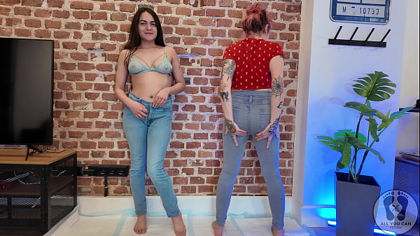 Ana Spears And Rebeca Addams Are Peeing On Jeans Show Off thumbnail