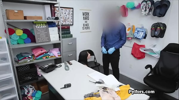 Thief milks and rides officers hard_cock