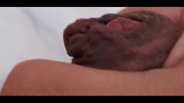 Slowly stroking my uncircumcised cock, extreme closeup. July 5, 2024.