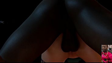 Transgender Widowmaker Getting Ass Fucked So Hard She Cums All Over Her Face 