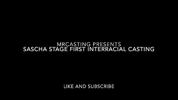 Nonton Sascha Stage's Interracial First Casting Video thumbnail