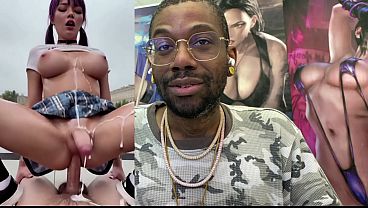 Filthy Transgender Cums On Herself While Spitting On Your Face, Big Breast Asian Trans Cowgirl Cum Fucking, Beautiful Tan Pre-cumming Trans Girl, Brunette Trans Cums Hard, Ai Generated thumbnail