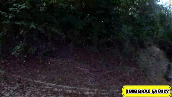 Alexis crystal's huge czech tits exposed in horny woodland chase 