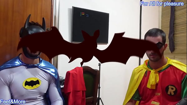 Batman and robin arent caped crusaders they are obedient mindless get pleasure and enjoy this hot video 